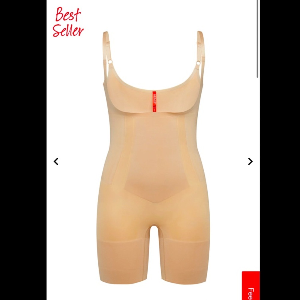 Spanx mid-thigh bodysuit